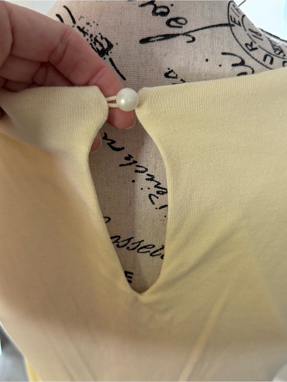 Lulus Tamber Light Yellow Jersey Knit Drop Waist Midi Dress XL - Picture 5 of 7